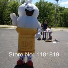 Талисман Мороженое талисман Футболка с принтом мороженого костюм модный на заказ костюмы аниме косплей мультяшный маскот нарядное платье