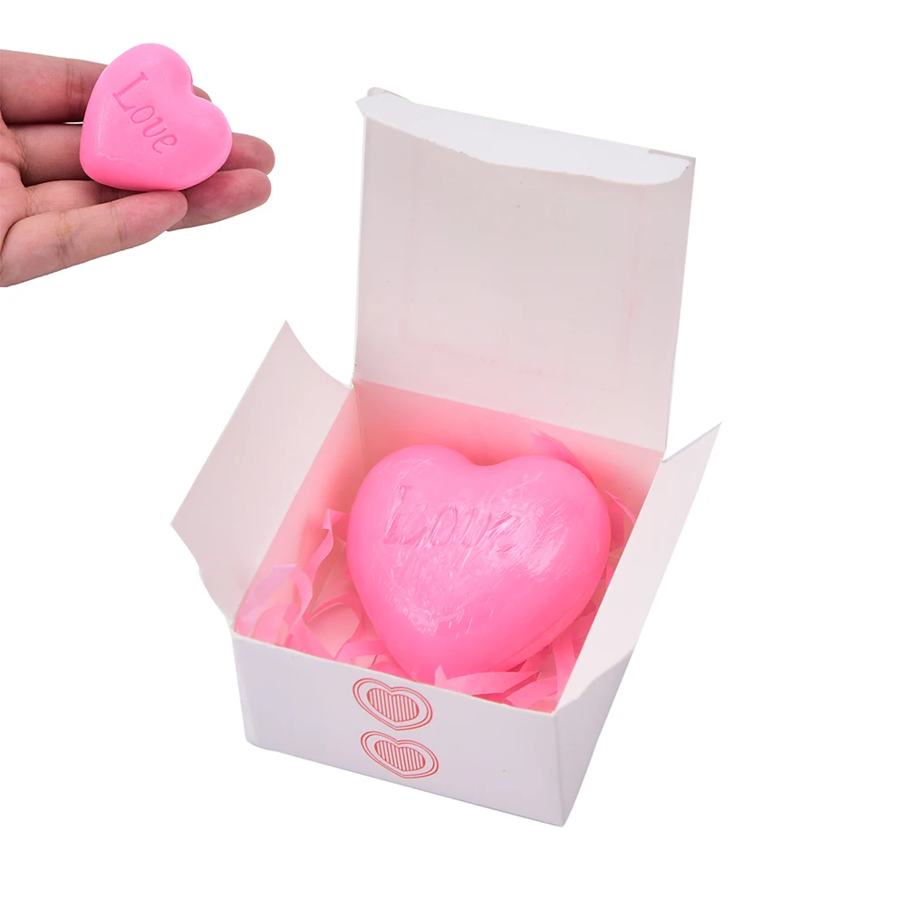 Ручной работы любовь в форме сердца дизайн мыло для ванной Свадебная вечеринка любовь подарок на день Святого Валентина подарок
