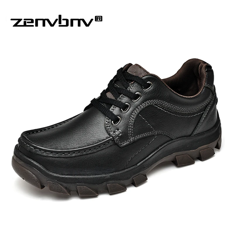 

100% Genuine Leather Loafers Men Shoes Quality Cow Leather Casual Flats Men Oxfords Driving Shoes Man Footwear Plus Size 38-45