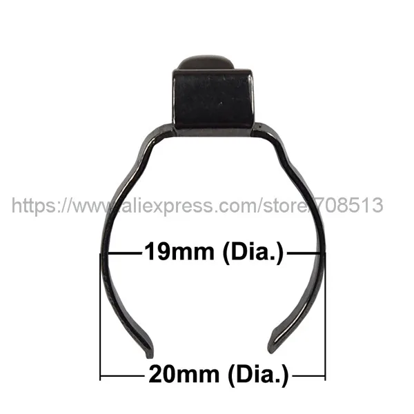 DIY 43 мм(Д) х 20 мм(диаметр) Светодиодный карманный фонарик из нержавеющей стали-серебристый(1 шт