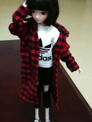 1/6 bjd blyth кукла аксессуары для кукольной одежды модная клетчатая рубашка для 30 см blyth одежда 30 см Кукла аксессуар Одежда для Барби