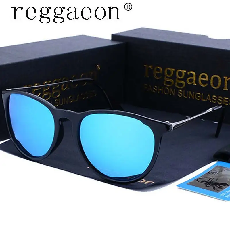 

reggaeon Brand Designer Polarized Sunglasses Womens Retro Vintage Cat Sunglasses Female rays Fashion Mirrored Eyewear 4171