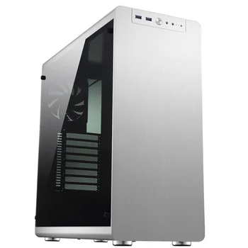 شراءجونسبو RM4 غلاف من الألومنيوم الزجاج المقسى جانب واحد ATX الشاسيه