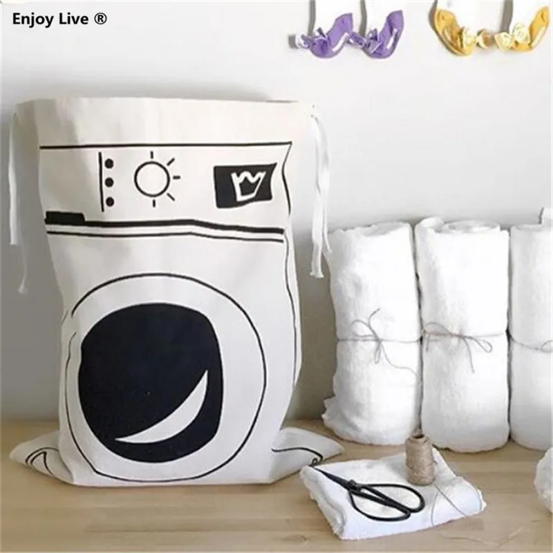 Cute Baby Toys Storage Canvas Bags Batman Bear Pattern Laundry Bag