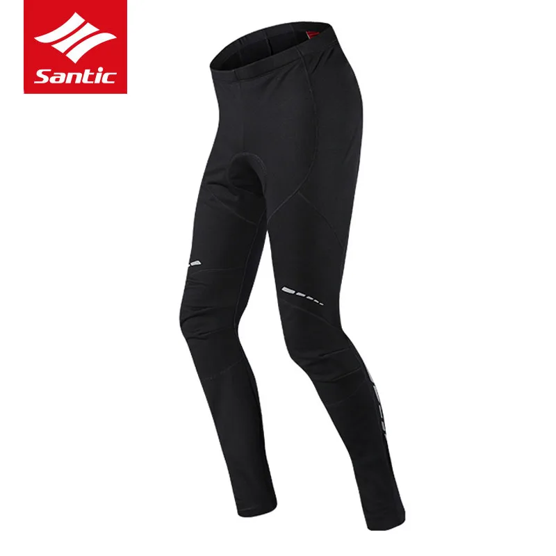 Santic Winter Cycling Pants Thermal Fleece Mountain Road Bike Pants