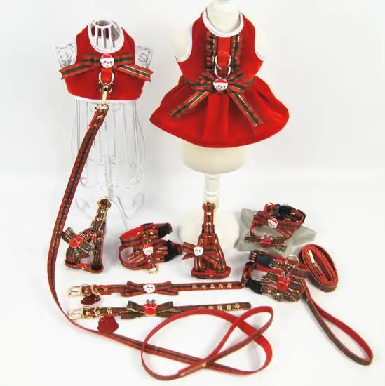 

Dog Collar Adjustable Pet Clothes Puppy Dog Harness Vest Collar Leash Pet Cute Puppy Cat Jacket Leash Clothes Harness