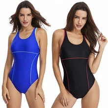 Женский купальный костюм, сдельный купальник, боди, высокая талия, купальник, сексуальный, пуш-ап, купальники, открытая спина, монокини, для плавания, спортивный