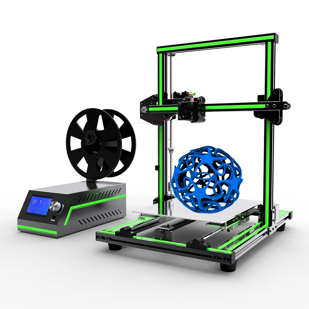 Anet E10 2018 новая модель 3d принтера супер Простая установка/8 Гб SD и пластик в