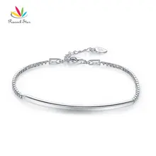 Павлин звезда Твердый браслет из стерлингового серебра 925 пробы модный подарок на день рождения и свадьбу CFB8026