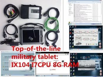 

Newest MB Star diagnosis c5 with software ssd V2020.09 installed Tablet IX104 (i7,8g)+ready to work mb sd connect compact 5