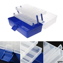 Прямая поставка и водонепроницаемый многослойный ящик для рыболовных снастей для ловли нахлыстом переносной чехол для хранения рыболовных снастей коробка для хранения APR28