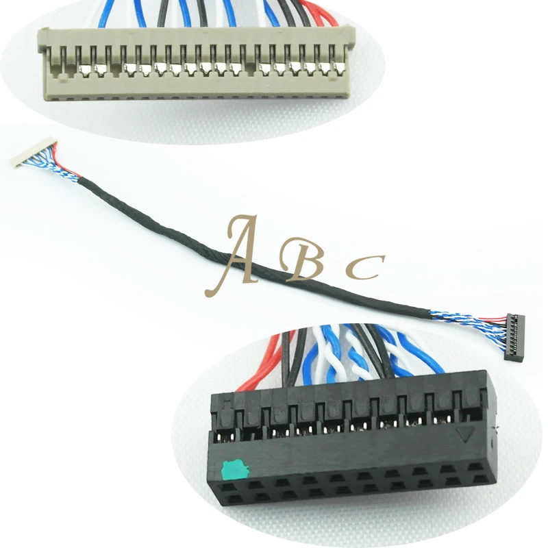 250 мм HRS DF14H-20P-1.25H 1 25 Pin Pitch 20 Pins LVDS кабель для одного 1ch 8 бит S8 ЖК-дисплей Панель