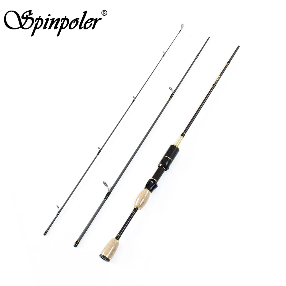 Spinpoler Ultra Light 6-Feet 1.8m Freshwater Trout Bass Fishing Spinning Rod UL Spin Pole (Line Weight 2-5lb Lure Weight 0.8-5g)