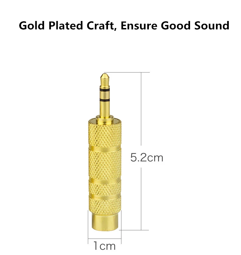 3.5mm male to 6.5mm female (5)