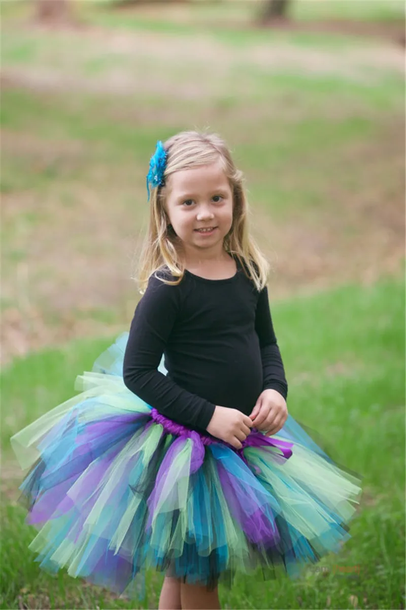 Юбка-пачка для маленьких девочек Милая балетная юбка-пачка для дня рождения фиолетовая серая пышная детская юбка фатиновая юбка принцессы