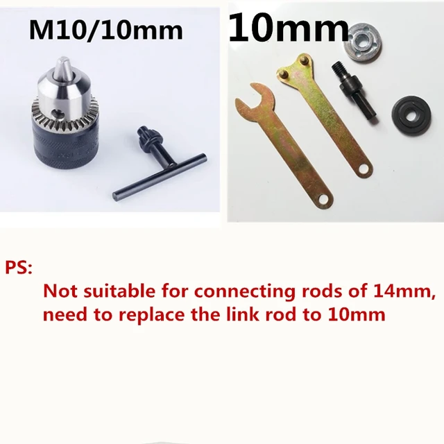 New Angle Grinder Chuck Adapter 1.5 10mm Mount M10 For Electric Drill Power Tools in Power Tool