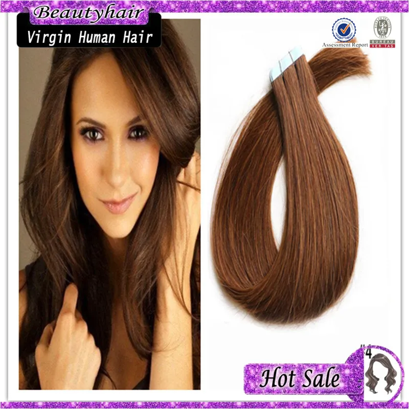 16inch-26inch Tape Hair Extension 40pcs/lot 100% Virgin Brazilian Skin Weft Multiple colors to Choose |