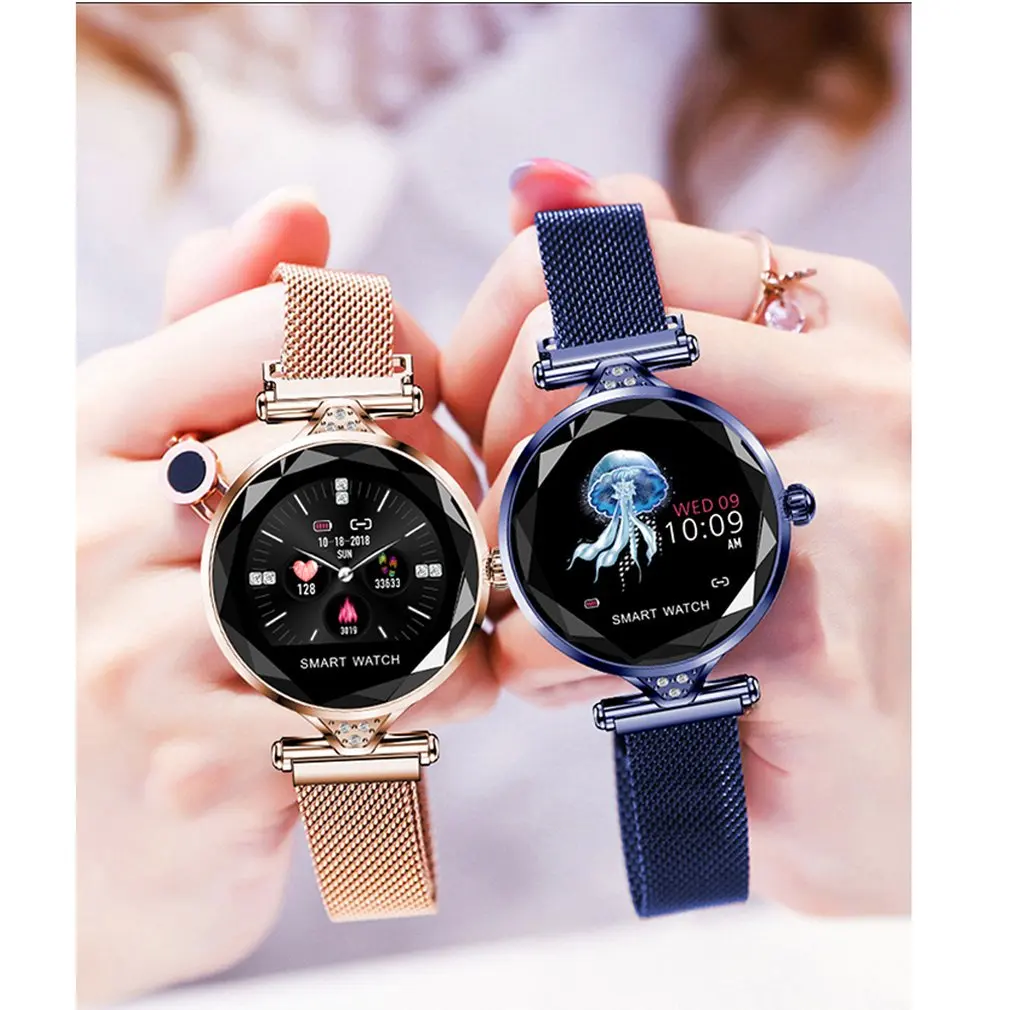 

Smart watch women heart rate blood pressure fitness pedometer female physiological cycle waterproof smartwatch Bracelet