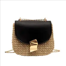 Женская Дамская ручная сумка плетеная, из соломы сумка-мессенджер сумка пляжная сумка Хобо Сумка через плечо хозяйственная сумка через плечо сумки