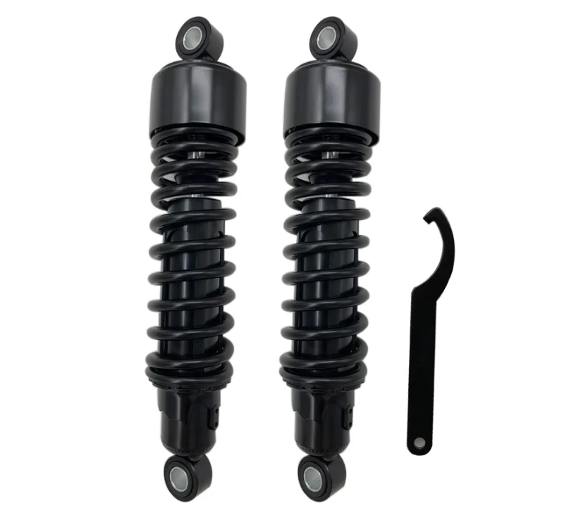 

11.75" 2pieces Motorcycle Rear Shock Shocks For Harley-Davidson XL Sportster FXR Forty Eight Glide Iron 883 black