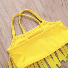 Детский милый купальник, платье с кружевом, купальники с фруктовым принтом, одежда для бассейна