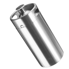 4L со сферической головкой, кег 304 из нержавеющей стали, заваренные кувшин для пива, винный горшок кувшин для пива, Небьющийся домашний пивоваренный пивной бочонок