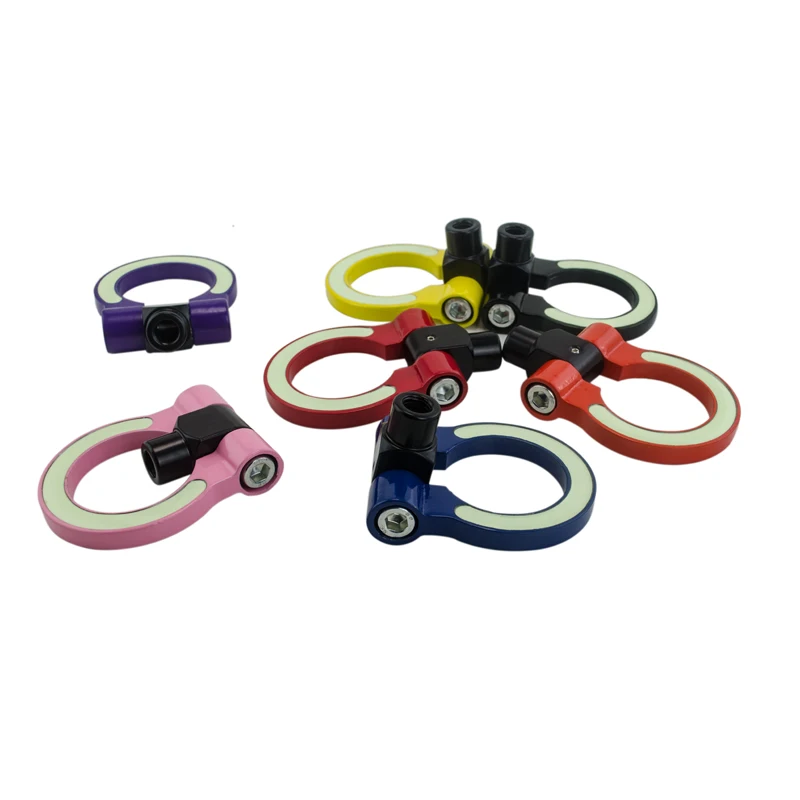 الحديد TOW HOOK TOWING JDM سباق العالمي هوك السحب مع الألومنيوم المسمار لليابان نماذج سيارة مضيئة المواد VR-THBJ61