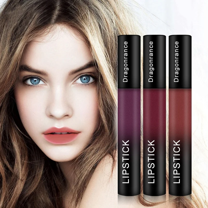 

12 Shimmer Color Non-stick Cup Matt Lip Gloss Moisturizing Lasting Non-marking Lip Balm Biting Lip Makeup New and Hot Sale TSLM1