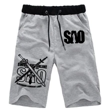 Casual Sports Short Pants Sword Art Online Women Men Sweatpants Gym Shorts Run Jogging Sports Fitness Knee Length Short Pant