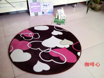 

Floral Round Carpets for Bed Room Non-Slip Round Karpet Floor Mat Doormat Baby kids Play Mat 30cm, 60cm, 80cm, 100cm, 120cm