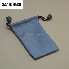 SZAICHGSI 200 шт 11*7 см серый нейлон Водонепроницаемая Розничная упаковка текстильная сумка для USB кабель для наушников mp 3 4 и другие