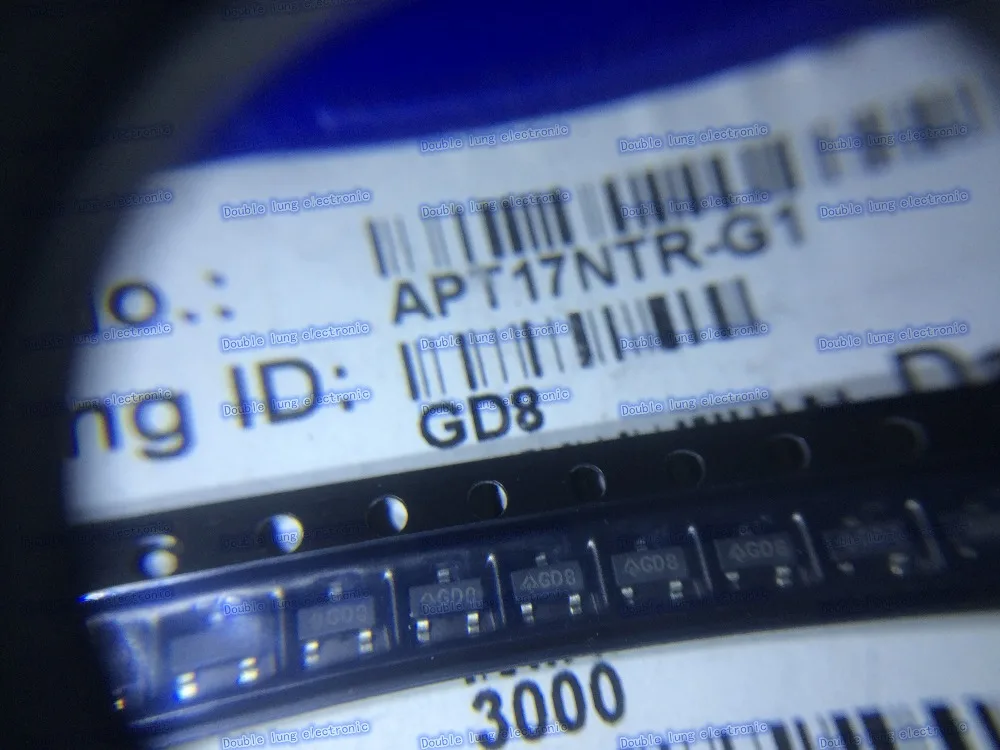 

100 шт./лот APT17NTR-G1 GD8 SOT23 480V высоковольтный NPN транзистор