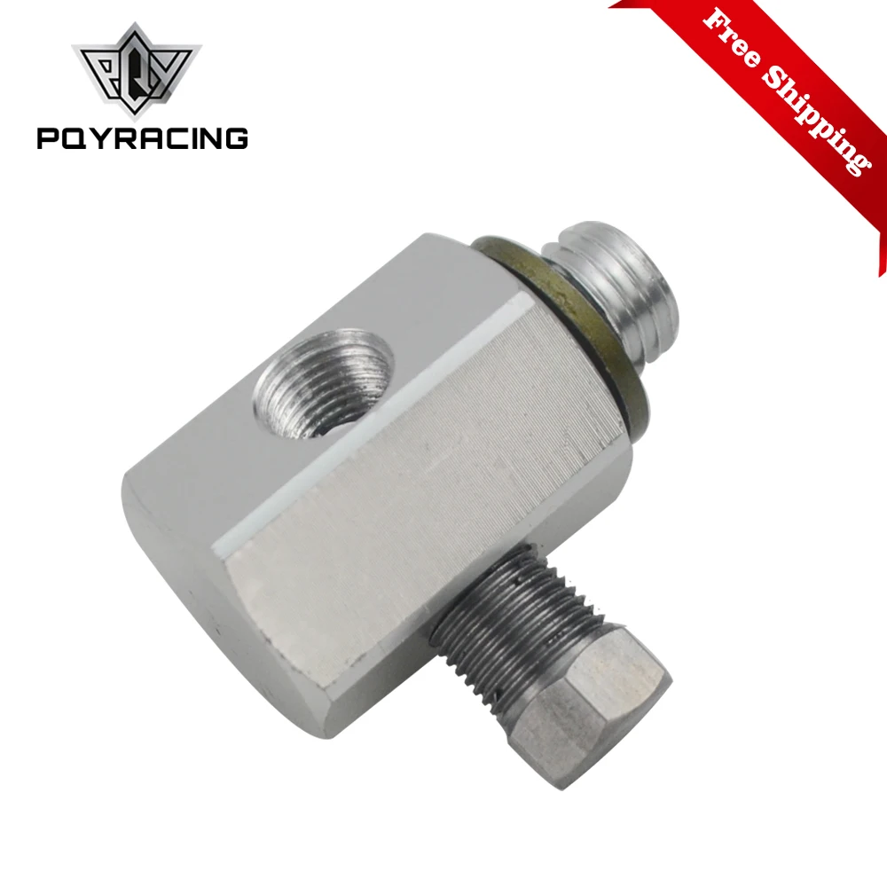 

PQY FREE SHIPPING - For BMW 3 Series E30 E36 3 Port Oil Pressure Temperature Gauge Adaptor T Piece PQY-OGA01