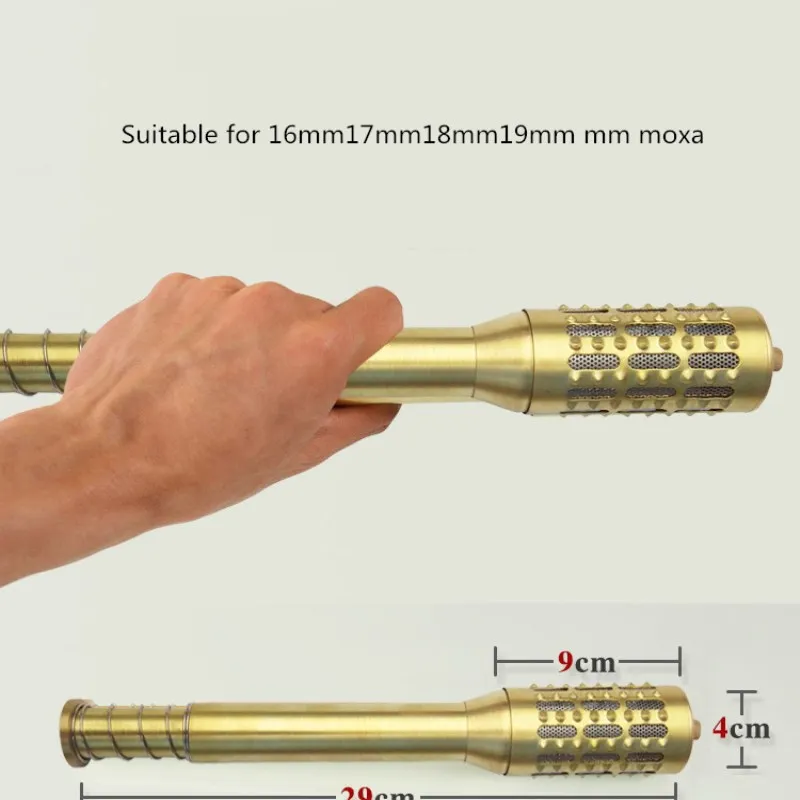 Мокса палка ролик Чистая медь мокса палка для лица живот Прижигание Массаж мокса рулон горелки палочка для здоровья тела Уход