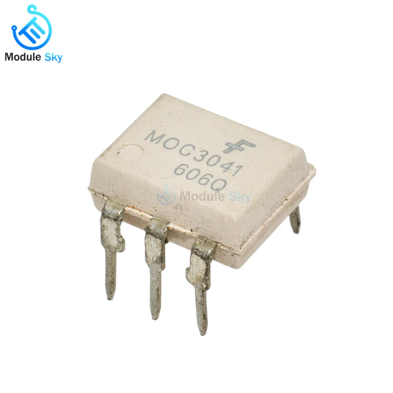 

10PCS OPTOCOUPLER /QTC MOC3041M MOC3041 MOC3041VM DIP-6