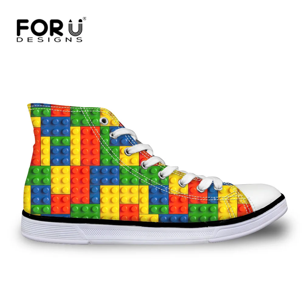 Download FORUDESIGNS Fashion Spring Women High Top Vulcanize Shoes ...