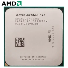 AMD Athlon II X4 620 CPU Штепсель AM3 95 W 2,6 GHz 938-pin четырехъядерный настольный процессор CPU X4 620 разъем am3