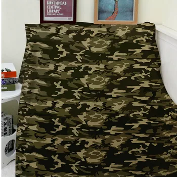 

Blankets Comfort Warmth Soft Cozy Air conditioning Easy Care Machine Wash Camouflage Protective coloration