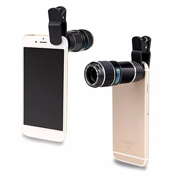

12x Zoom Optical Telescope Portable Mobile Phone Telephoto Camera Lens and Clip for iPhone Samsung HTC Huawei XIAOMI Sony Etc