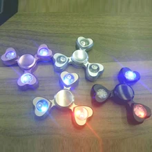 Hottest Fashion Hand Spinner LED Light 2017 Newest spinner Kids Gift Funny EDC Toys For Children Mini Fidget Spinner