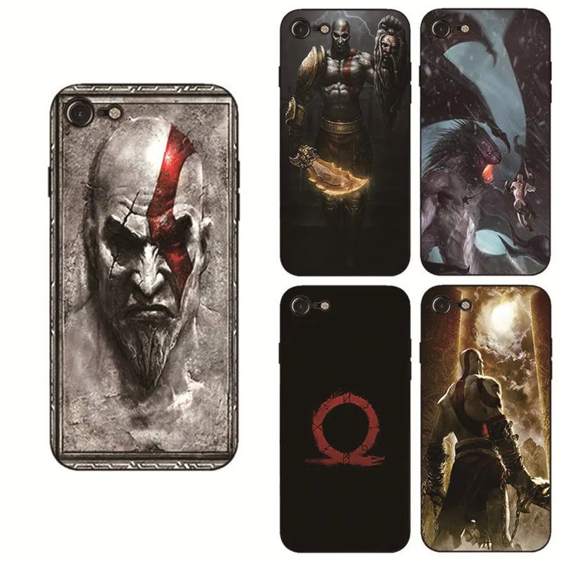 

god of war Games soft Silicone Case For iPhone X 5 5S SE 6 6S 7 8 Plus Samsung Galaxy S6 S7 Edge S8 S9 Plus S5 cover