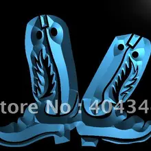 LB782-Ковбои обувь пивной бар клуб светодио дный знак неонового света