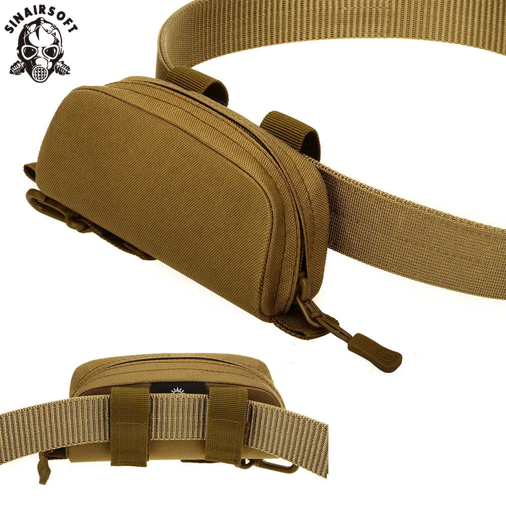 SINAIRSOFT тактическая сумка для очков Многофункциональный камуфляжный чехол для очков Открытый Велоспорт Molle клатч охотничья водонепроницаемая сумка