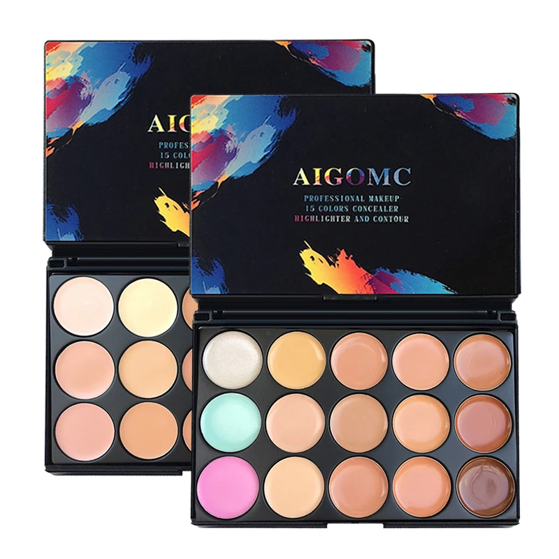 

Concealer Palette Face Primer Cream Beauty Outlines Hot 15 Colors Contour Palette Foundation Base Up Palettes Cosmetics TSLM1