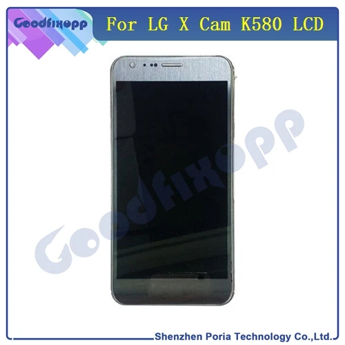 LG0006 For LG k580 LCD Display With Touch Screen Digitizer With Frame Assembly Original Replacement Parts(6)