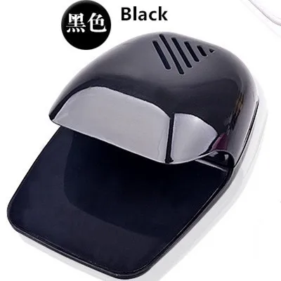Nail dryer, light and compact, carry a mini touch-type nail polish fan - Цвет: Черный