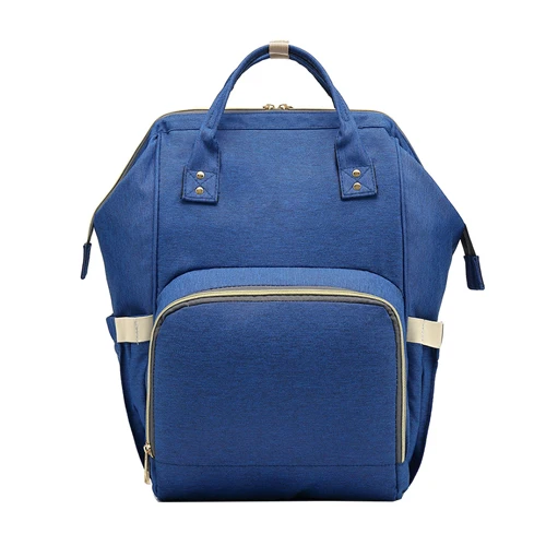 Модные рюкзаки для мам, Оксфорд, для путешествий, Большая вместительная сумка для кормления ребенка, для мам, для беременных, для подгузников, на молнии, сумка через плечо для путешествий, сумка для девочек - Цвет: Blue