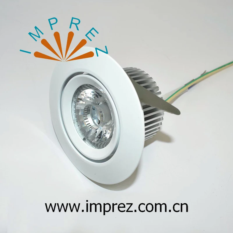 

Free Shipping 20pcs/lot 6W dimmable Driverless Downlighter AC220-240V Samsung COB HV Led Recessed Down Ceiling Lamp Lighting