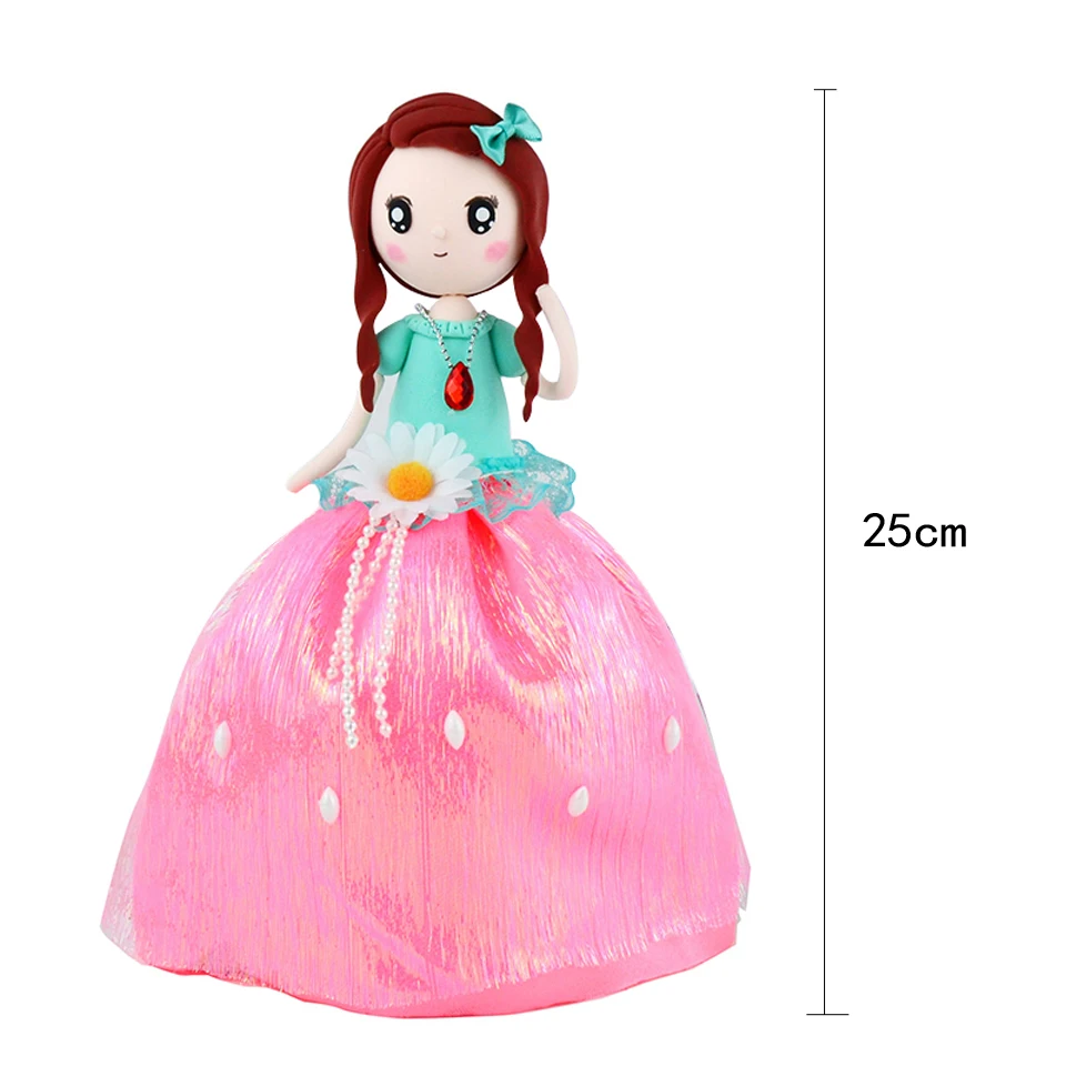 Slime Doll Set Western Princess Doll With Dress And Clay DIY Colorful Slime kit Handmade Education Craft Slime Supplies DOLLRYGA Slime Doll Set Western Princess Doll With Dress And Clay DIY Colorful Slime kit Handmade Education Craft Slime Supplies DOLLRYGA