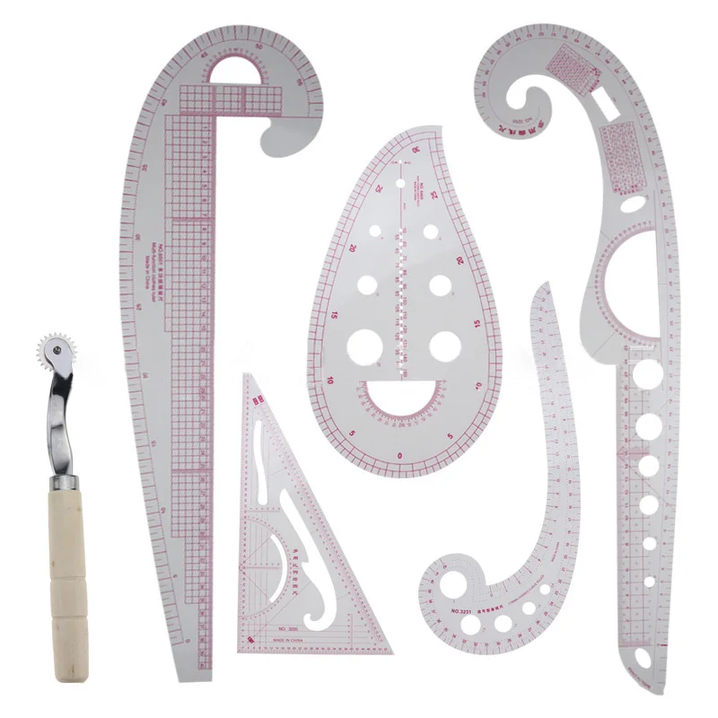 DIY Clothing Rulers Seam Quilting Sewing Patchwork Curve Rulers Drawing Cutting Ruler Drafting Office Supplies